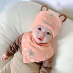 Ins Hot Sales 2-Piece Adjustable Stretchy Soft Bibs Turban Top Hats Caps Knot