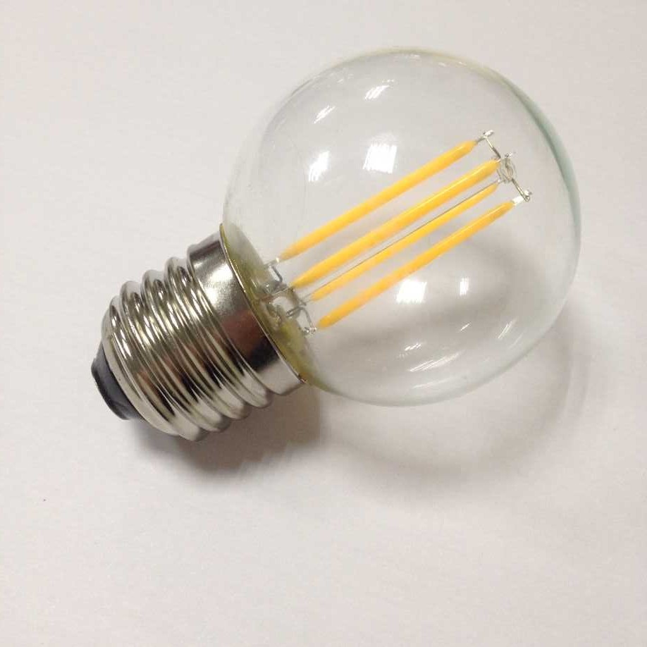 3.5watt 120volt LED filament type G16 globe bulb E26/E27 dimmable UL ETL