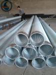 Full Welded Johnson Screen Pipe , Stainless Steel Well Pipe For Water Well