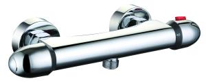 Quality Polished Hot And Cold Basin Mixer with Thermostatic Valve Operation T80818 wholesale