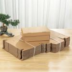 Mailing 1800gsm CCNB Shoe Packaging Box Brown Corrugated Paper