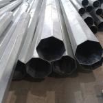 Polygonal metal 35-foot-high 3mm thickness ASTM A123 hot dip galvanized power