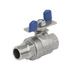 Temperature Normal Temperature Butterfly Handle 2PC Ball Valve with Female Male