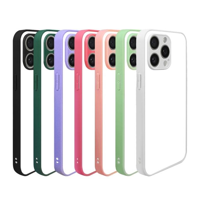 Fanshion Style Colored Sublimation Coating TPU Silicon Phone Cases For IPhone