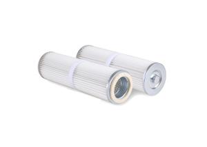 Quality 5um,0.5um,2um,0.2um Polyester Spunbond Dust Filter Cartridge Galvanized Steel Inner Core wholesale