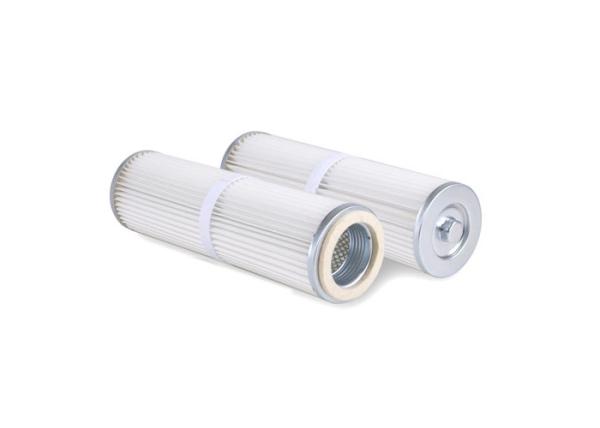 5um,0.5um,2um,0.2um Polyester Spunbond Dust Filter Cartridge Galvanized Steel