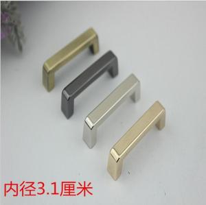 Quality Bag accessories nickel color 31 mm zinc alloy metal arch bridge with hanging plating wholesale