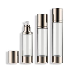 Quality Customized Cosmetic Lotion Packaging 80ml 100ml 120ml Clear Airless Container wholesale