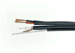 Outdoor UV PE Jacket Siamese Coax Cable PK-75-2-13 2x24x0.2mm CCA Power Wire