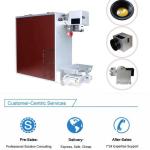 FDA 0.01mm Portable 20w Fiber Laser Marking Machine