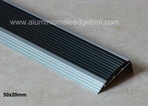 Quality Exterior Metal Aluminum Stair Nosing , Laminate Stair Nose Trim Right Angle Type wholesale