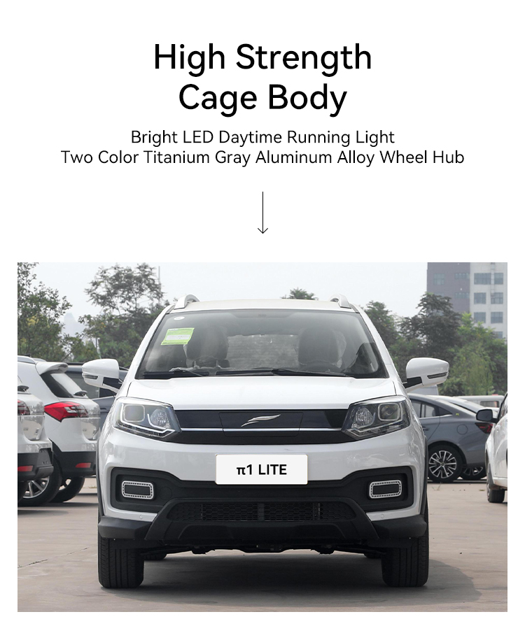 0km Yundu1/Yundu3 Luxury Four-wheel Electric Vehicles with 351km Cruising Range and Lithium Iron Phosphate Battery