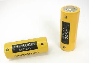 Quality 3.6V 4000mAh ER18505 Lithium Cylinder Battery Hermetic Glass To Metal Sealing wholesale