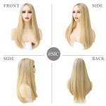 Anti-slip Soft Silicone Base Cap Medical Wig 18 Inches Long 100% RAW Human Hair