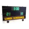 Buy cheap 2 Teams Wireless Baseball Scoreboard , Portable Digital Scoreboard With Wheels from wholesalers