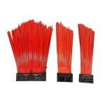 Replaceable Square Street Cleaning Brush Red Sanitation Road Sweeper Brush