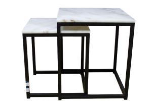 Quality Knock Down 10KG H45CM Black Nesting Tables wholesale
