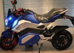 Ac 220v 250hz Electric Powered Motorcycles With Lithium Battery 72v 30ah
