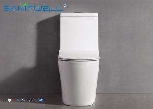 Quality Bathroom Single Piece Toilet sanitary ware 1 hole siphonic WC wholesale