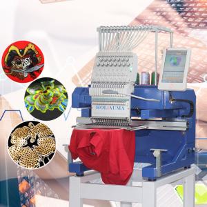 Quality HOLiAUMA best embroidery machine supplier HO1501N 450*650mm cap tshirt flat 3d single head digital embroidery machine wholesale