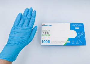 Quality S / M / L / XL Nitrile Latex Medical Examination Gloves Thickness 0.12mm wholesale