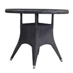 Restaurant Table Chairs Set PE Rattan Outdoor Furniture