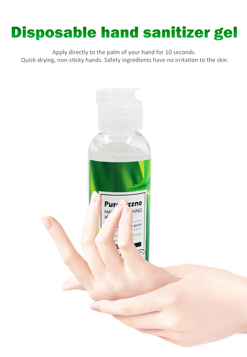 Hygienic Moisturizing Antibacterial Hand Sanitizer , 100ml Waterless Hand Gel