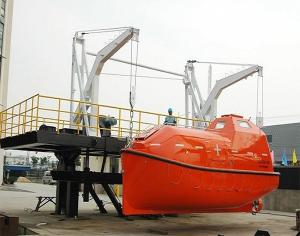 Quality IACS Approved Wheelmark SOLAS 7.0m 50 Persons FRP Totally Enclosed Lifeboat TEMPSC wholesale