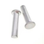 Plain Finish Aluminum Flat Head Rivets Solid Grade 6061 Fastener