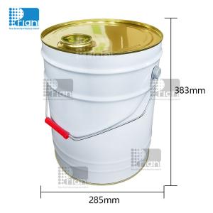 Quality 20L Decorating Paint Can Tin Round For Edible Oil / Musterd Oil wholesale