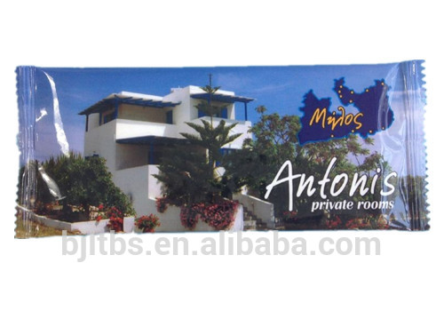 China factory single packed spunlace customized restaurant/airlines wet wipes/tissues/towels