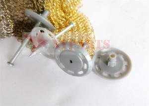 Quality Gas Tool 35mm Membrane Washer Pins , Single Shot Pin With Plastic Washer For Concrete wholesale