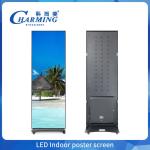 High Resolution Indoor Poster Advertising Led Screen Large Stand Digital