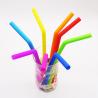 Buy cheap LFGB Eco Reusable Customized Silicone Collapsible Straws from wholesalers