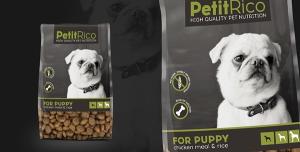 Quality Side Gusset Dog Food Pouches , Custom Printed Flat Bottom Puppy Food Pouches wholesale