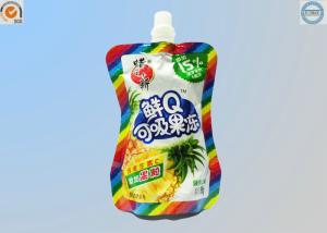 Quality 90x140mm Stand Up Spout Pouch For Liquid / Particle Product wholesale