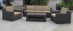 4pcs garden rattan sofa furniture