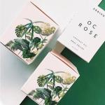 Foldable Cosmetic Paper Box White Card Makeup Gift Box With Paper Insert