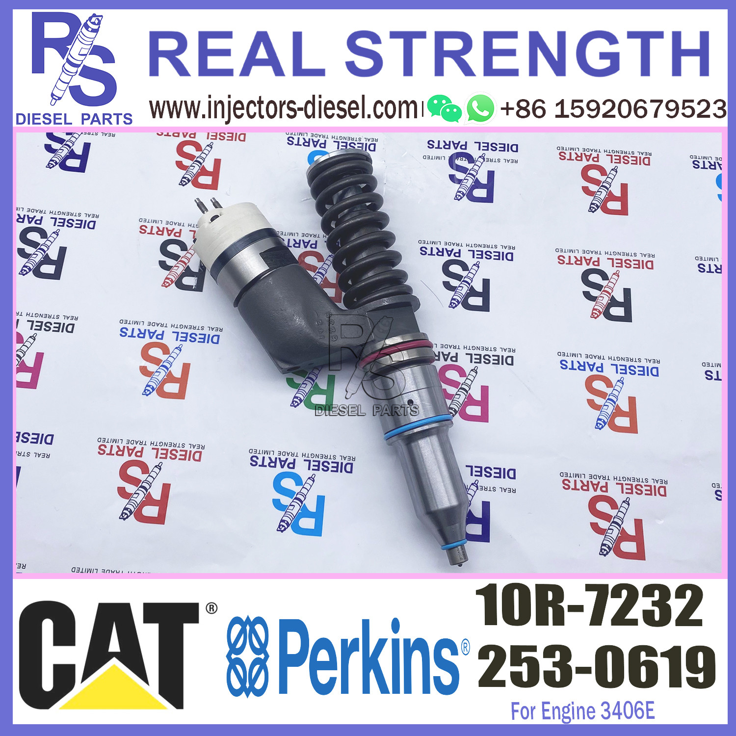 Common Rail Fuel Injector C13 Common Rail Diesel Fuel Injector 239-4908 253-0619 10R-7232