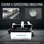 1225 High Speed V Grooving Machine For Sheet Metal Furniture Door Industry