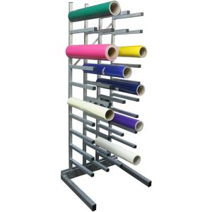 Quality Industrial Metal Vinyl Roll Storage Rack wholesale