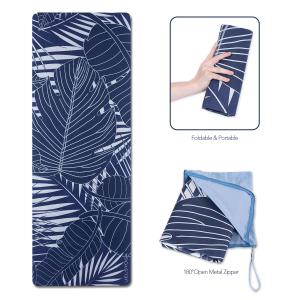 Quality Travel Size Rubber Exercise Mats , Breathable Sweat Proof Yoga Mat wholesale