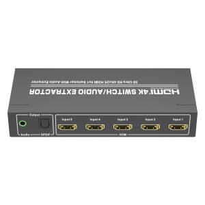 Quality Full HD 5 X 1 30Hz 300MHz HDMI 4K Switcher wholesale