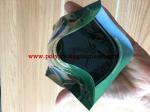 Black Green Printed Five Cigar Humidor Bags