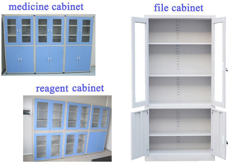 C-Frame Wood Steel Chemical Laboratory Wall Bench With Epoxy Resin Top