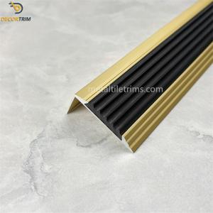 Quality Aluminium Angl Stair Nose Corner Trim Metal Stair Nosing Tile Trim wholesale