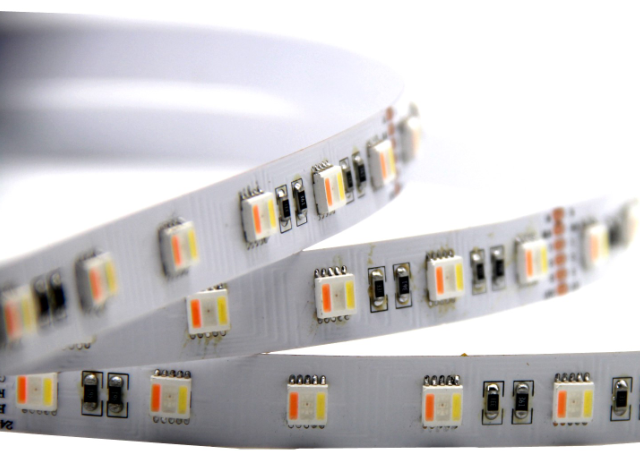 5050 RGBW LED Flex Strip Rope Light 5 Colors For Decoration 50000 Hours Lifetime