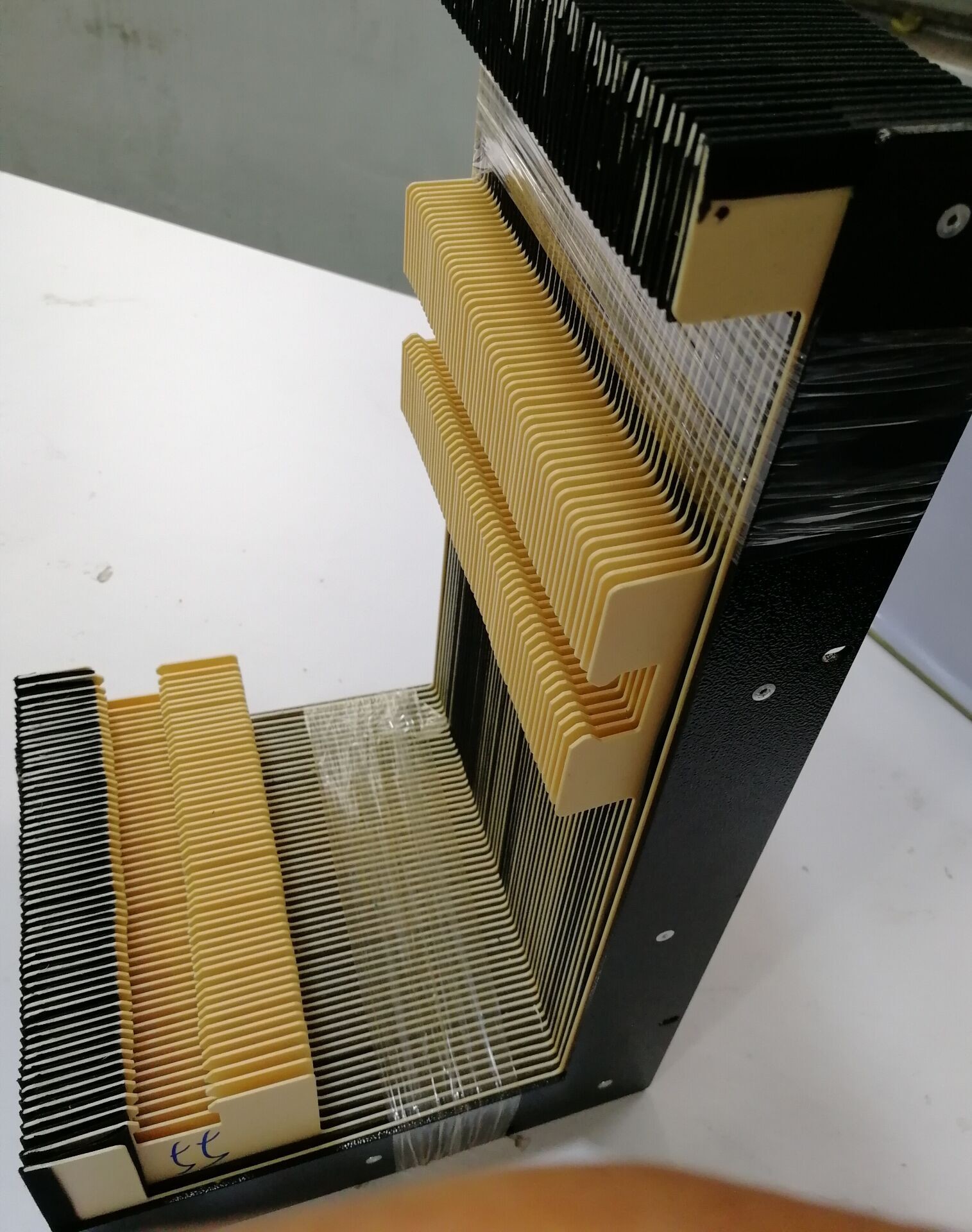 flat PVC + fibre cloth folded bellow covers for tube combine fiber laser cutting machine