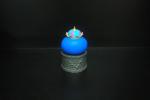Blue Color Small Anime Figures , Anime Character Figures Crown Shaped