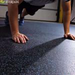 High Density 1m X 1m Gym Floor Mat with Taekwando Fitness Cushion Rubber